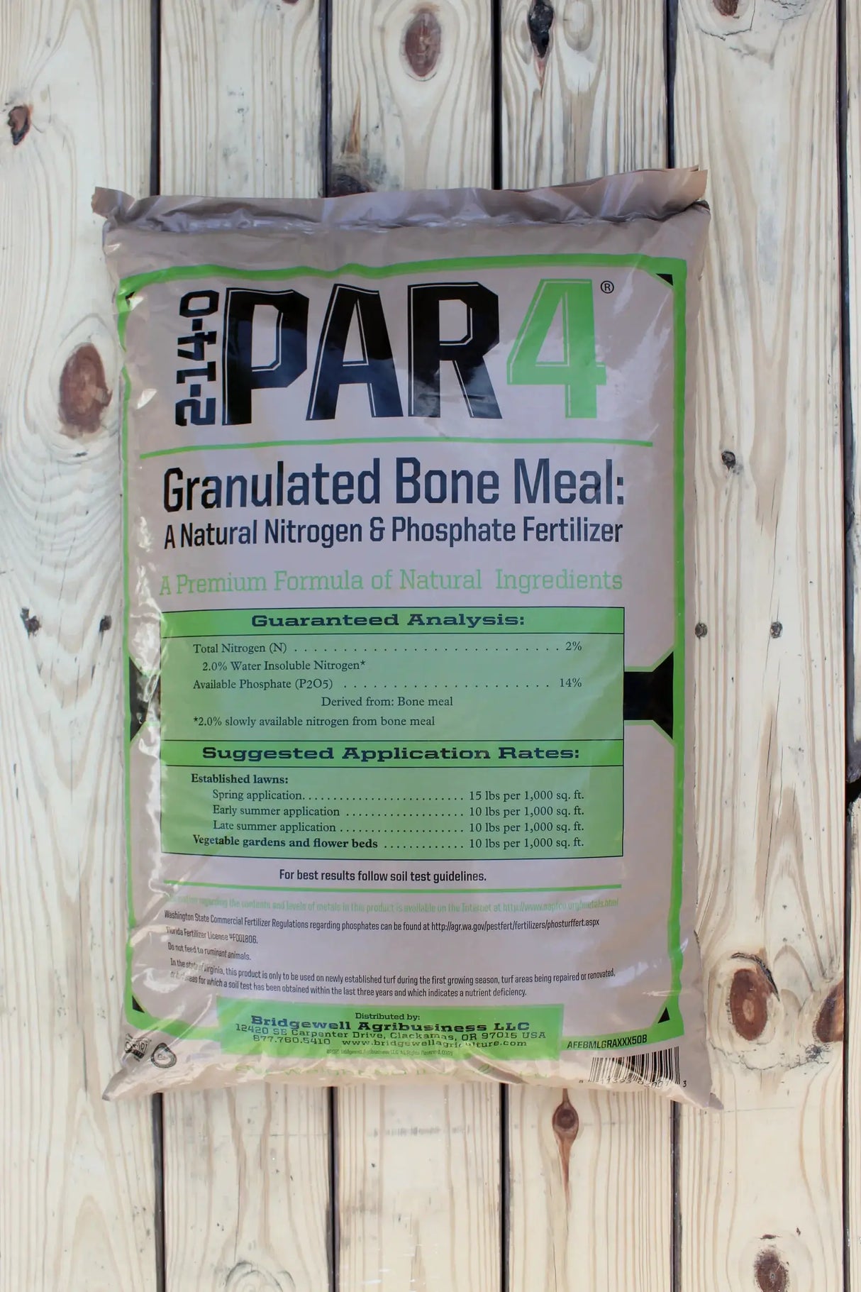 Bone Meal Fertilizer 2-14-0, 20% Calcium by The Soil Makers