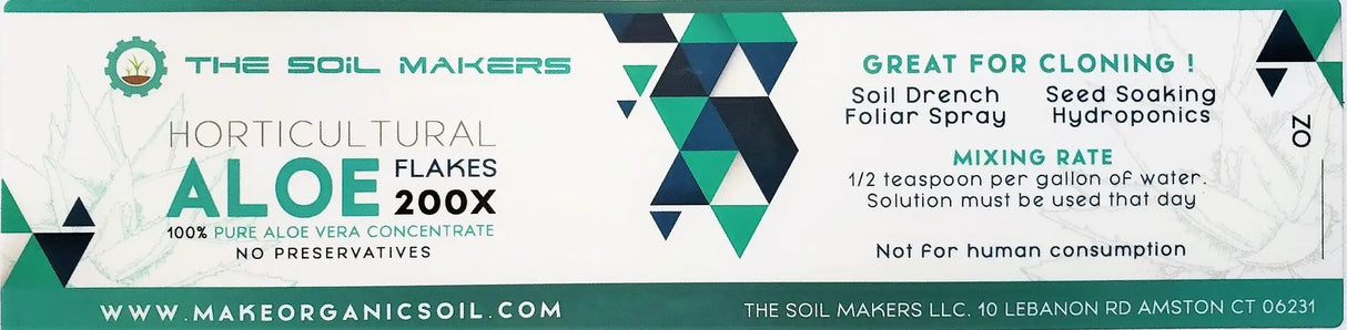 Horticultural Aloe Vera Gel Flakes 200x by The Soil Makers