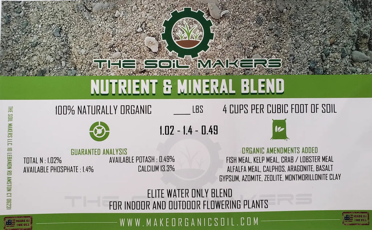 Nutrient & Mineral Blend by The Soil Makers