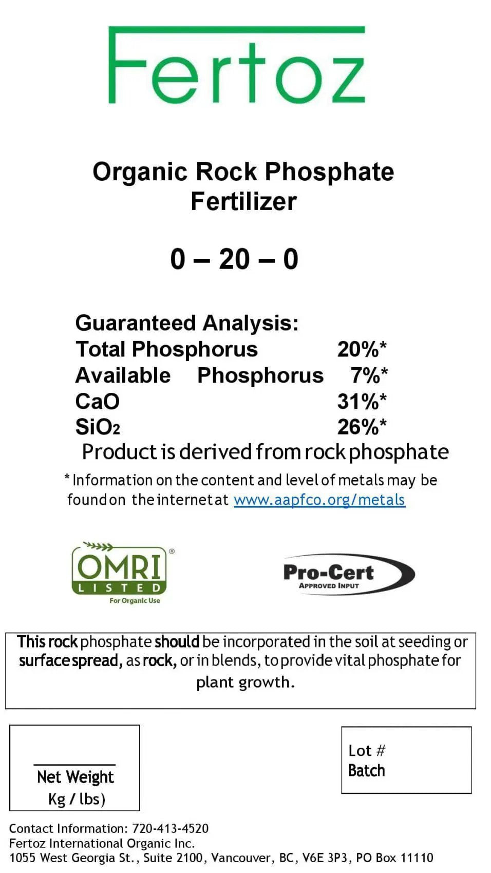 Fertoz by The Soil Makers