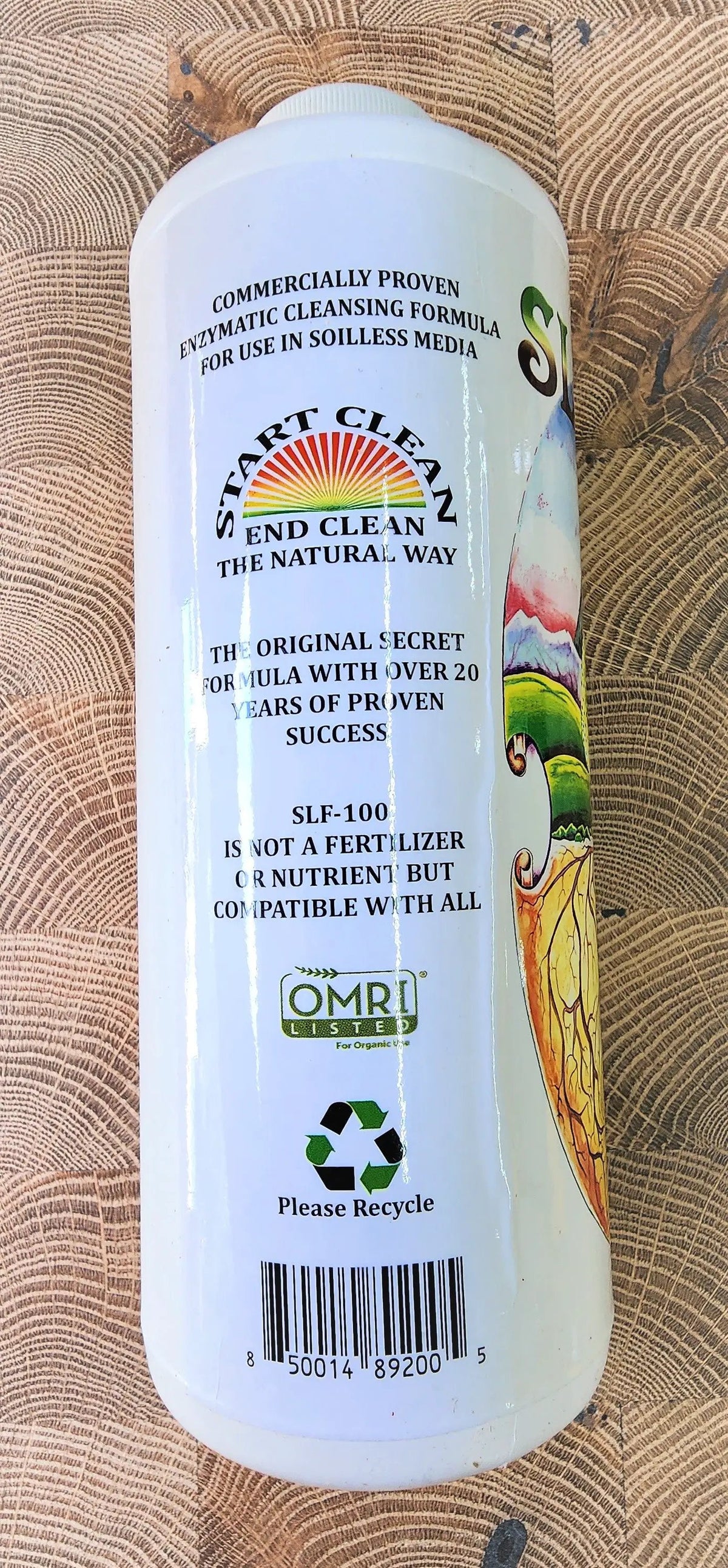 SLF-100 Quart - OMRI Organic Enzymatic Cleanser for Hydroponics 