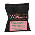 Composting Worm Mix – Red Wigglers & European Nightcrawlers (SC) by Meme's Worms